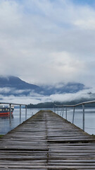 pier on the lake