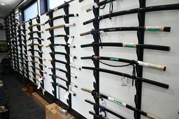' Katana ' (Japanese sword / Samurai sword ) is a Japanese long sword by Samurai warriors....