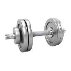 Weight dumbbell isolated on transparent background, Generative ai