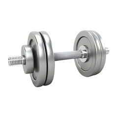 Naklejka premium Weight dumbbell isolated on transparent background, Generative ai