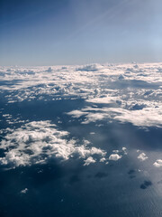 Naklejka premium Up in the clouds 