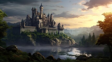 Castle at Sunrise