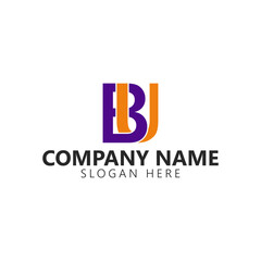 vector design elements for your company logo, letter bu logo. modern logo design, business corporate template. bu monogram logo.	