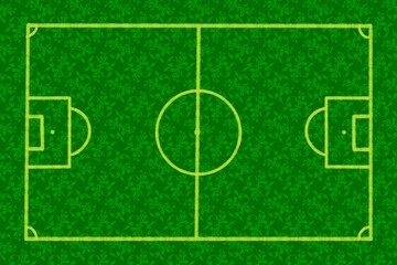 Naklejka premium soccer field