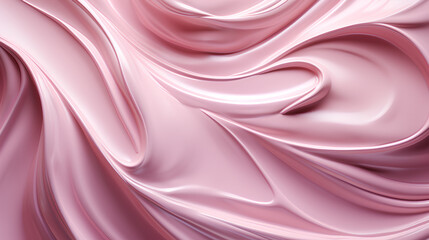 Gel texture of cosmetic serum. Pink Transparent Skin Care Cream