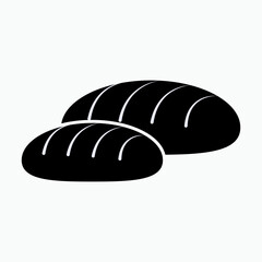 Bread Icon. Food, Meal. Feed Symbol.