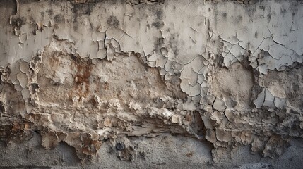 Fototapeta premium Close-Up of Grunge Concrete Wall Raw Beauty and Textured Decay
