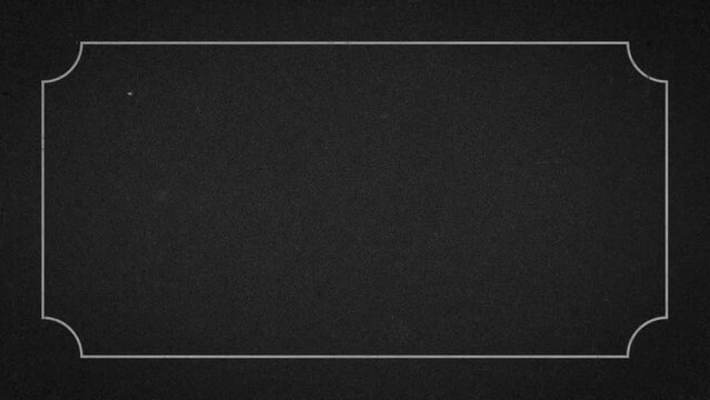 Background of Super 8 Film Frame Retro Vintage, art deco style frame.