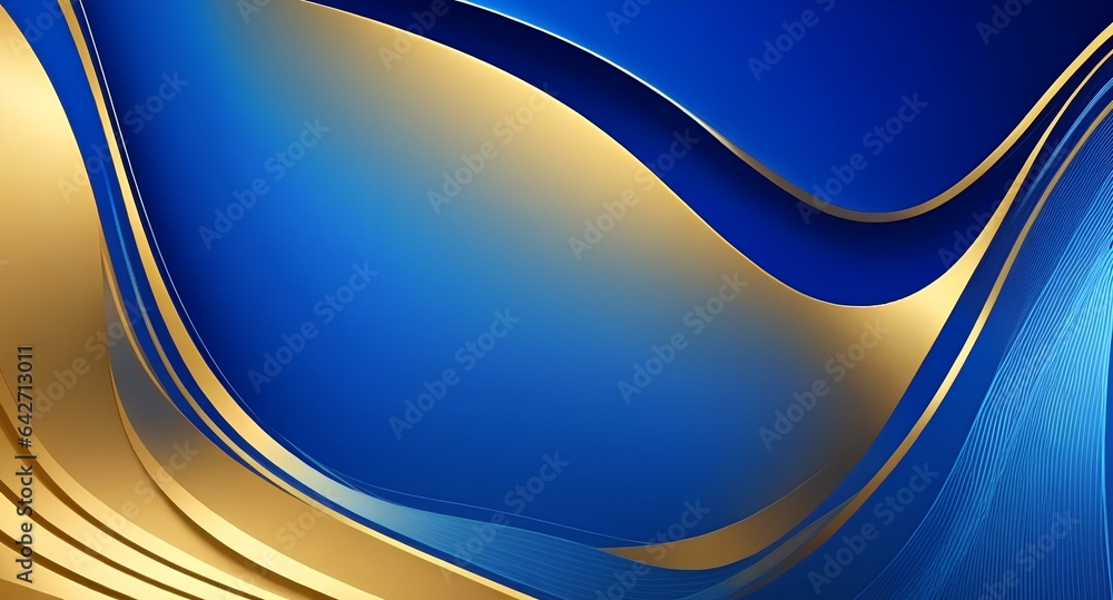 Poster dark abstract background with glowing wave. , created by ai generated