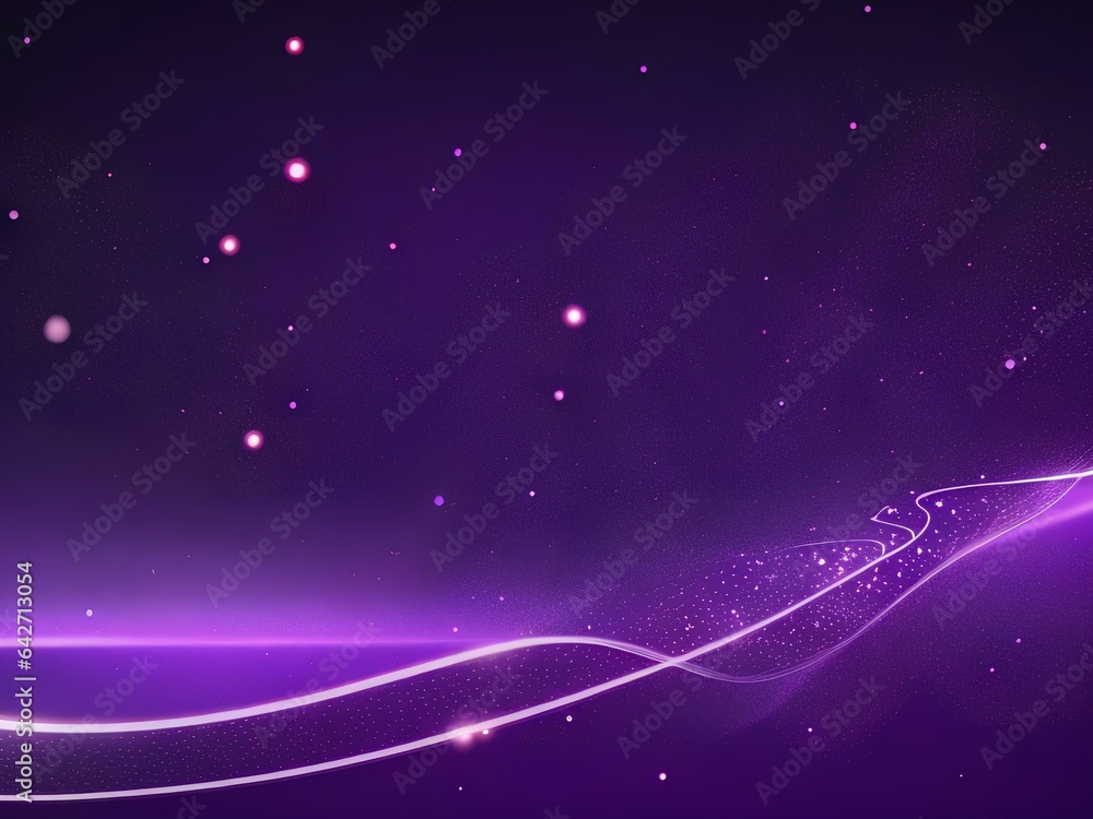 Poster dark abstract background with glowing waves. created by ai generated