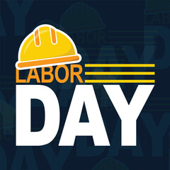 Labor day vector design using poster, banner and t-shirt