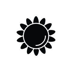 sunflower icon. solid icon