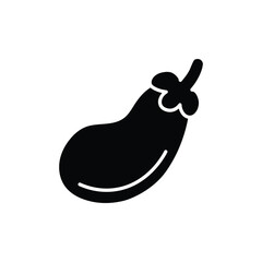 eggplant icon. solid icon