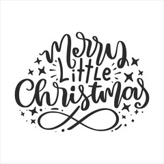 Fototapeta premium Christmas Lettering Quotes