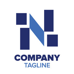 n letter icon logodesign 