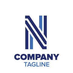 n letter icon logodesign 