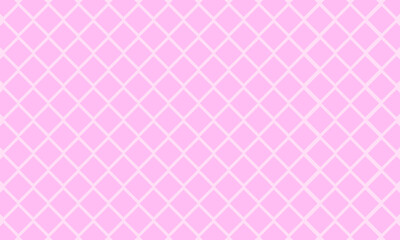 Vector cute pink background, grid pattern, pastel minimal design vector
