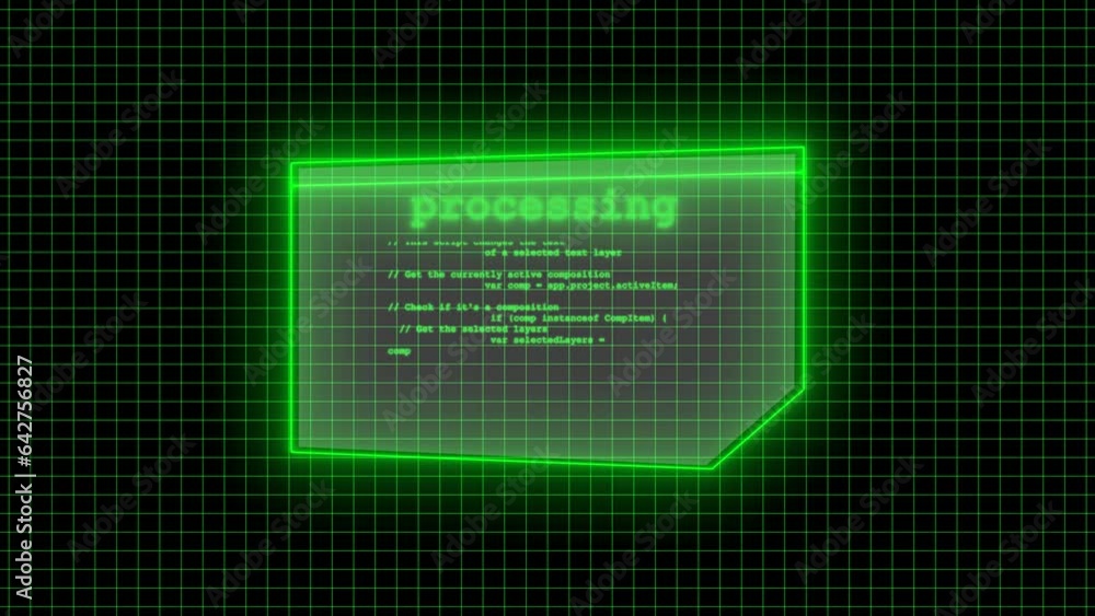 Poster abstract processing digital high tech hexagons concept background. abstract motion background.e_914