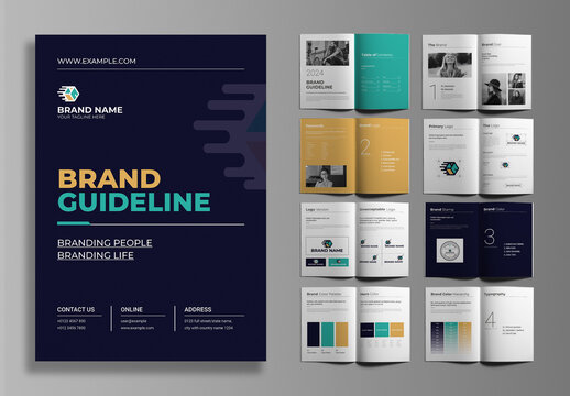 Brand Guideline Design Template