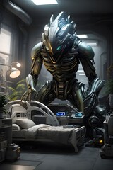 Cyberghetto Elegy The Enigmatic Alien Monster (Generative AI)




