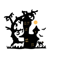  Halloween Spooky house 