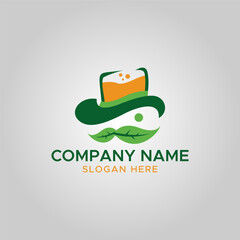 Mr Tea Drink logo design icon business element vector