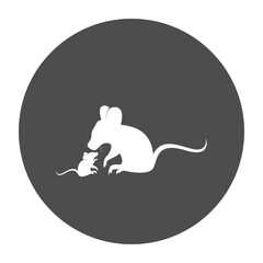 the mouse icon vector illustration