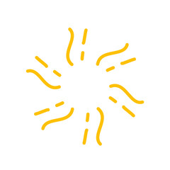 handdrawn starbust element