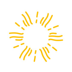 handdrawn starbust element