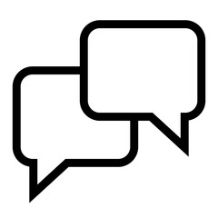 Naklejka premium chat illustration of icons for the user interface