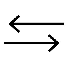 arrow right and left illustration of icons for the user interface
