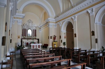 Fototapeta na wymiar Tropea - Scorcio destro della Chiesa del Santo Rosario