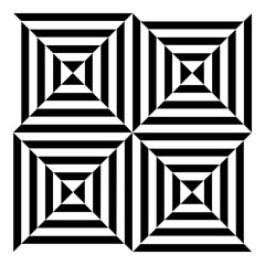 Black Geometric Pattern/Tile Pattern