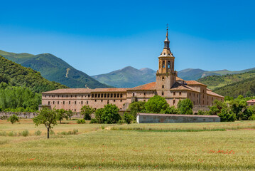 The Monastery of San Millan de Yuso in San Millan de la Cogolla, La Rioja, Spain - A UNESCO World Heritage Site