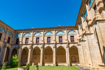 Fototapeta na wymiar The Monastery of San Millan de Yuso in San Millan de la Cogolla, La Rioja, Spain - A UNESCO World Heritage Site