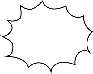 Black and white speech bubble balloon icon sticker memo keyword planner text box banner, flat png transparent element design