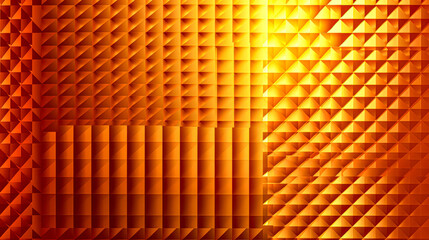 abstract background of a gold metal with geometric  
pattern