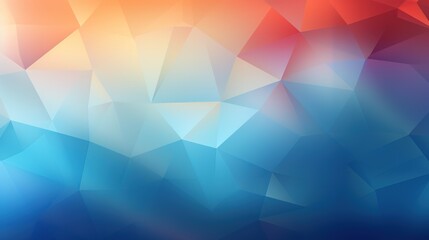 Obraz premium Abstract geometric background with a colorful triangle pattern in shades of pink, purple, and blue