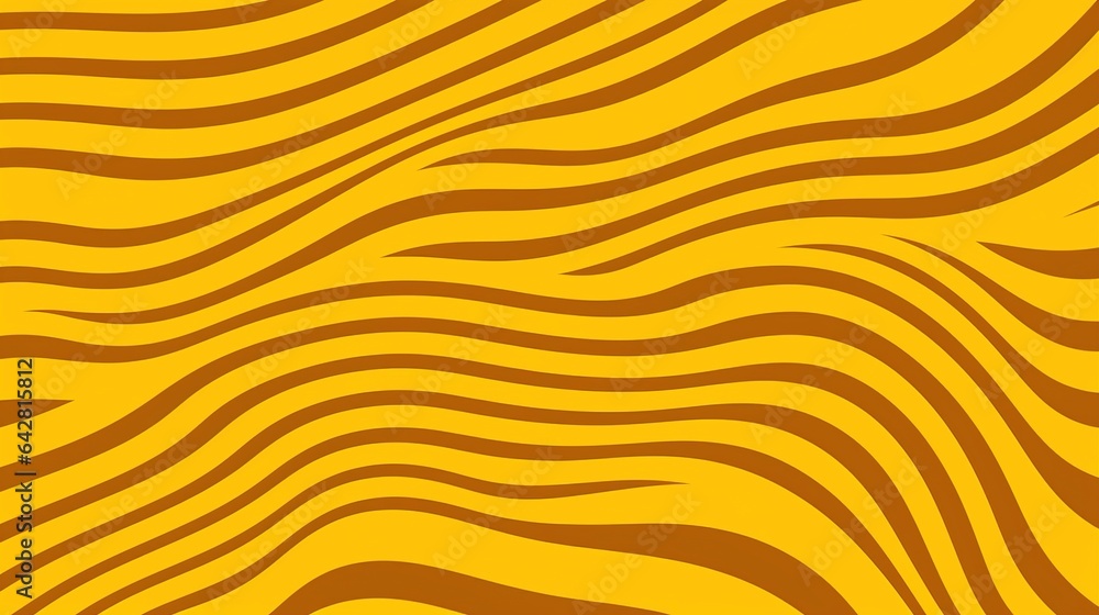 Aufkleber abstract orange background with wavy lines and a textured pattern