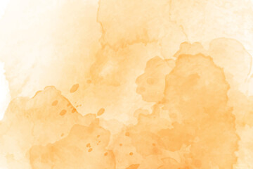 soft orange abstract splash paint background with watercolor texture