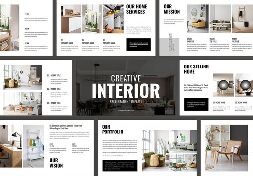Interior Design Presentation Layout