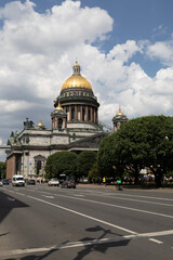 June 15, 2023, Saint Petersburg, Russia - tour boats The historic district of the city Saint Petersburg, Russia - tour boats The historic district of the city