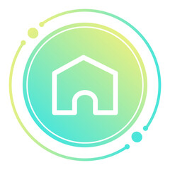 home icon green