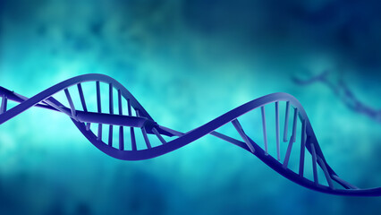 DNA gene helix spiral molecule structure