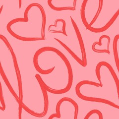 Obraz premium seamless abstract pattern background fabric fashion design print digital illustration art texture textile wallpaper colorful image apparel repeat graphic details 