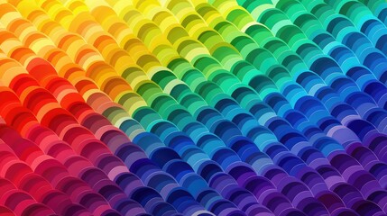 Rainbow abstract pattern background. Generative AI