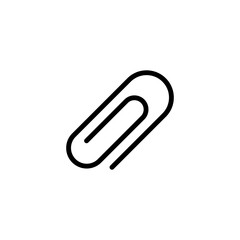 Obraz premium paper clip icon vector design templates