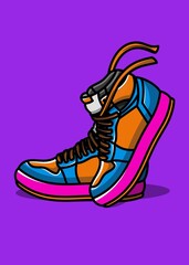 Fototapeta premium Sneakers V32