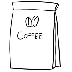 coffee bag coffee bean
