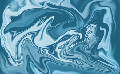 Obraz premium Abstract texture of turquoise liquid acrylic.
